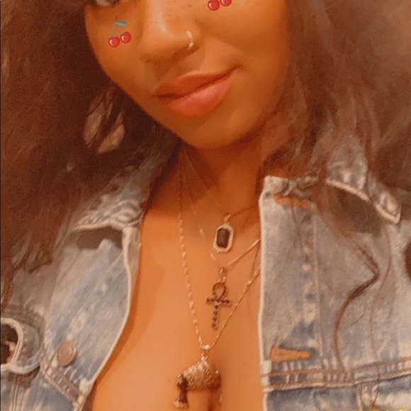 Nefertiti Queen Ankh Gold Layered Necklace Set - Picture 4 of 4